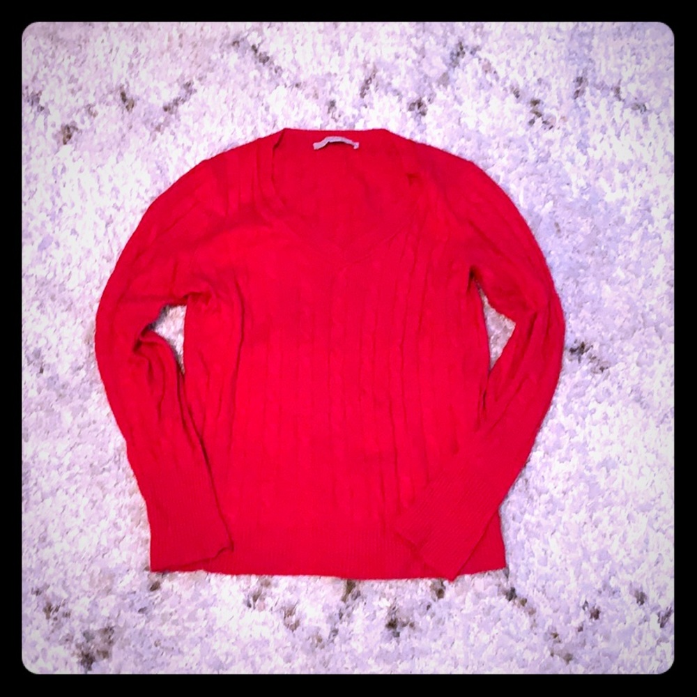 Red Loft Sweater